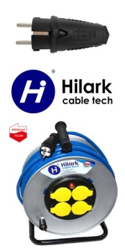 H07BQ-F 4-х гнездовая H07BQ-F 3x2.5 PUR DURABLE BLUE 2M