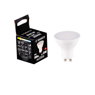 Żarówka LED POLUX GU10 Platinum 7W 600lm ciepła