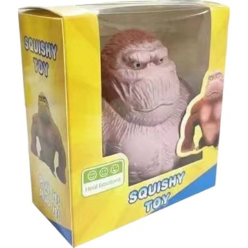 АНТИСТРЕССОВОЕ СЕНСОРНОЕ ПРИКОСНОВЕНИЕ, БОЛЬШАЯ ОБЕЗЬЯНА ГОРИЛЛА, РАСТЯЖАЕМАЯ, МЯГКАЯ РЕЗИНА