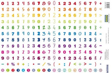 Наклейки «Цифры 240»