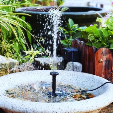 СОЛНЕЧНЫЙ ВОДЯНОЙ НАСОС ДЛЯ СОЛНЕЧНОГО САДОВОГО ПРУДА ФОНТАН