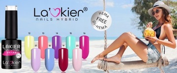 Набор лаков из 11 гибридных лаков HEMA FREE TOP