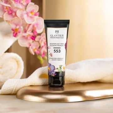 f4 GLANTIER 585 кремовый флакон для духов БЕСПЛАТНЫЕ образцы, стоимость набора 44,00 зл.