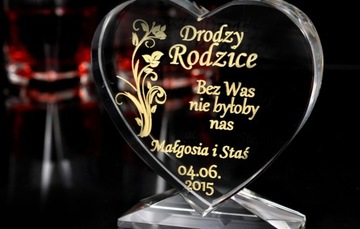 СЕРДЦЕ на годовщину свадьбы именины День рождения КРИСТАЛЛ