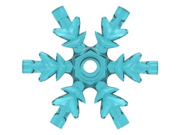 LEGO x789 / Śnieżynka / Płatek /Tr light blue NOWY