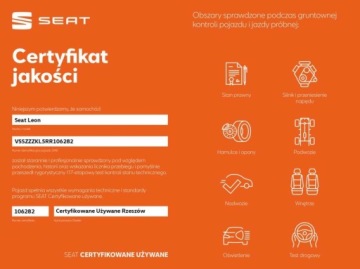 Seat Leon IV Sportstourer 1.5 eTSI (MHEV) 150KM 2024 Seat Leon 1.5 eTSI 150 KM Style DSG, Serwis ASO, Gwarancja,FV 23 1.5 150KM, zdjęcie 32