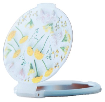 КРУГЛОЕ КАРМАННОЕ ЗЕРКАЛО ДЛЯ МАКИЯЖА ø62 мм, гаджет 4 цветов