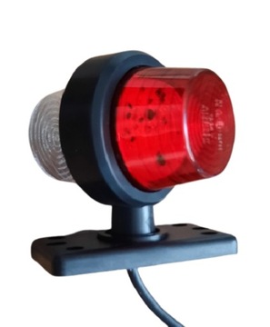 Lampa Pozycyjna Dwustronna przednio-tylna LED BIAŁO-CZERWONA old scholl