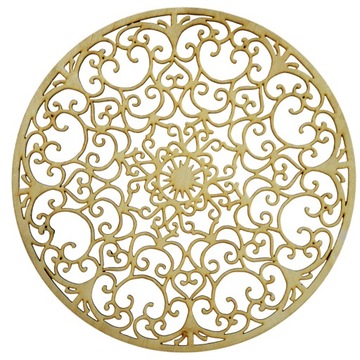 59 cm Mandala obraz na ścianę W5 Panel Ażur gr.3mm