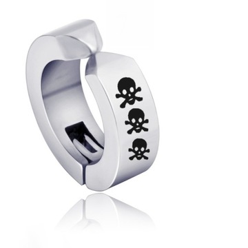 СЕРЬГА без пирсинга КЛИП, дизайн СТАЛ316Л