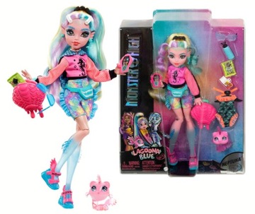 MONSTER HIGH Lalka LAGOONA BLUE + akcesoria HHK55