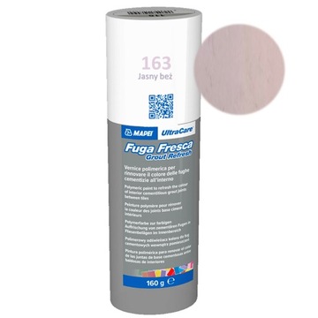 Farba poliuretanowa do fug 163 jasny bez FUGA FRESCA ULTRACARE 160g MAPEI