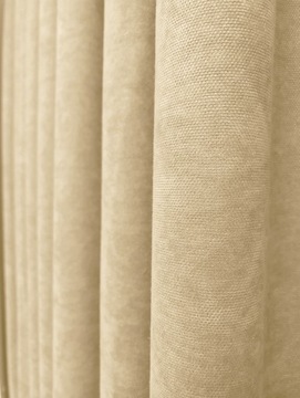 TKANINA MATERIAŁ MILAN VELVET TŁOCZONY ZASŁONA KREMOWY 300 cm