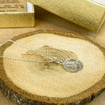 SREBRNY MEDALIK NAJŚWIĘTSZE SERCE JEZUSA PR. 925