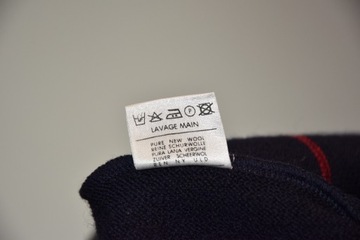 LACOSTE VINTAGE WEŁNIANY KARDIGAN SWETER MĘSKI 5/L