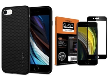 SPIGEN LA - ETUI OBUDOWA DO IPHONE SE 2022 + SZKŁO