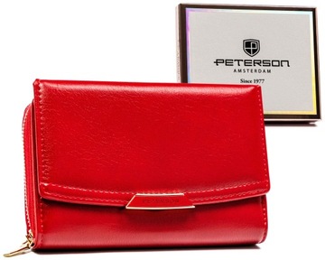 PETERSON stylowy damski portfel RFID STOP kolory