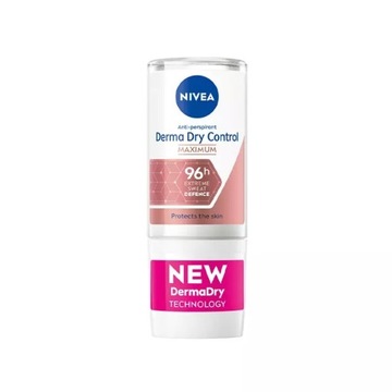 NIVEA Derma Dry Control Female Antyperspirant roll-on, 50 ml