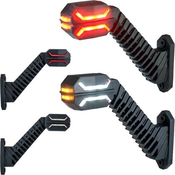 LAMPA OBRYSOWA TRZYFUNKCYJNA LED DRAGON DŁUGA