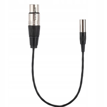 Mini XLR 3pin męski na XLR 3pin żeński kabel