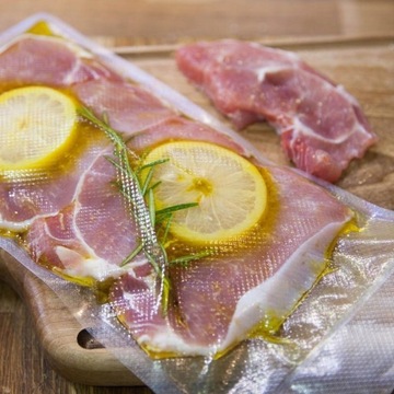 ФОЛЬГА С НАКАТКОЙ ДЛЯ ВАКУУМНОЙ УПАКОВКИ ЗАПАВОЧНЫХ МАШИН, РУКАВ 28 СМ, РОЛОН 12 М