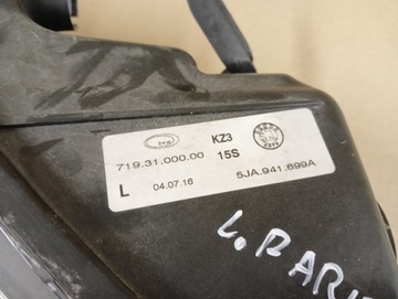 HALOGEN LEVÝ PŘEDNÍ SKODA RAPID 5JA 12-15R