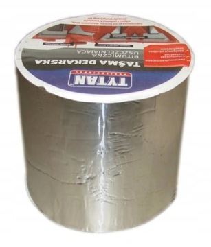 TAŚMA DEKARSKA TYTAN 15CMX10M Aluminiowa