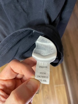 Блузка с длинными рукавами Tommy Hilfiger, темно-синяя, M