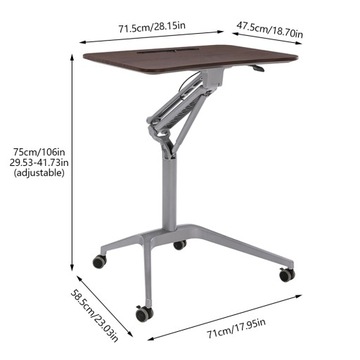 Мобильный компьютерный стол