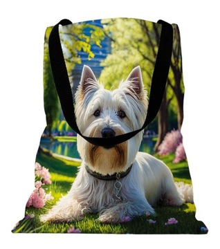 Torba zakupowa / Zwierzęta / Torba z nadrukiem psa / Westie