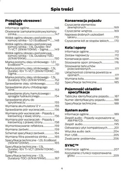 Ford EcoSport 2012-2017 Руководство по эксплуатации на польском языке