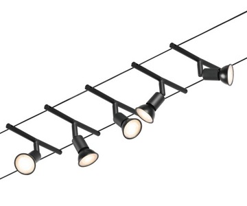 Paulmann system linkowy SALT 5xGU5,3 12V DC czarny