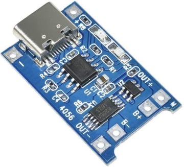 Зарядное устройство TP4056 USB C Li-Ion Li-Pol 18650 элементов