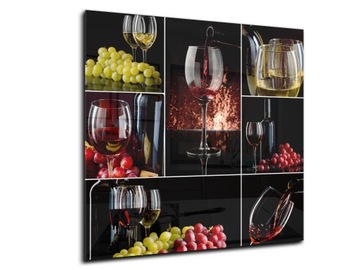 dekor szkło panel hartowany HD 50x50 winogrono