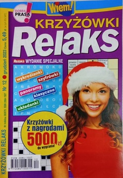 Krzyżówki Relaks. Wiem! Nr 12/2023