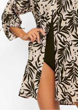 ПЛАТЬЕ-РУБАШКА 40 WW С УЗОРОМ