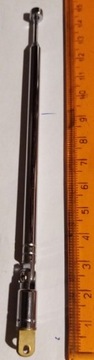 ANTENA TELESKOPOWA 15/44/5el/6,8mm / 1842B