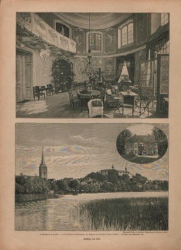 g04254 Ansichten voni Plön. Drzeworyt ilustracyjny okolo 1880.
