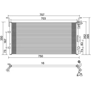 HART CHLADIČ KLIMATIZACE 603 804