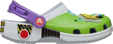 ND05_C4626-27-28 Chodaki dla dzieci Crocs Classic Toy Story Buzz zielone