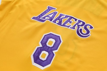 Zestaw wkładarskiego Lakers No. 8 Kobe Bryanta, 3XL