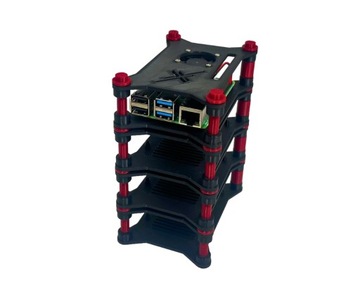 Кластерный корпус и рамка для Raspberry Pi 3/4/5, модульная