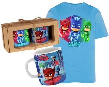 ZESTAW KOSZULKA KUBEK PIDŻAMERSI DZIEŃ DZIECKA Y5