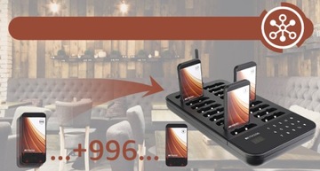 Пейджер для ресторана Retekess TD173, 500 м, 7 режимов, 20 пейджеров