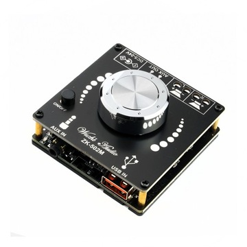 Аудиоусилитель Bluetooth 2x50 Вт AUX USB ZK-502M