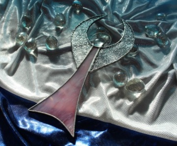 Современное стекло Тиффани розовый ангел