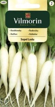 Rzodkiewka podłużna biała Sopel lodu gruntowa 10g
