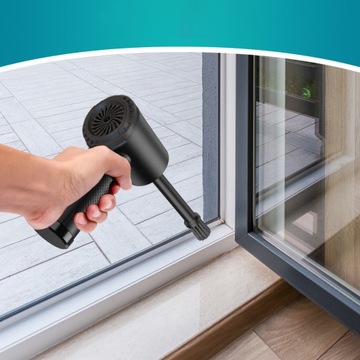 MOCNA ELEKTRYCZNA DMUCHAWA SPRĘŻONE POWIETRZE KOMPRESOR ODPYLACZ POWIETRZA DO KURZU