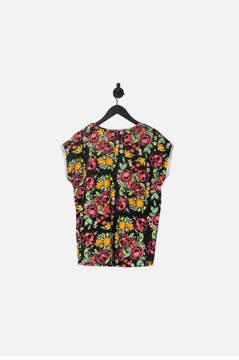 VERO MODA CZARNY T-SHIRT WZÓR (M)