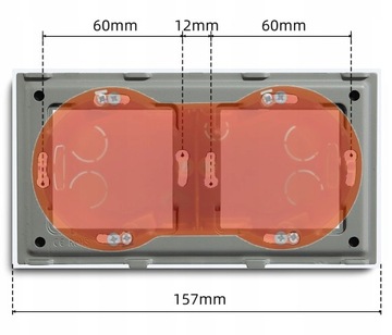 Розетка, USB-модуль 2x 3А, система RTX SH